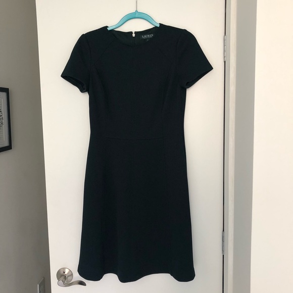 Dark Green Ralph Lauren Short Sleeve Knee Length Dress - Size 4 - Picture 7 of 13